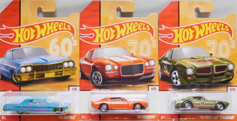 画像: 2019 TARGET EXCLUSIVE THROWBACK RETRO SERIES2 【8種セット】'55 CORVETTE/COCKNEY CAB II/'64 IMPALA/'70 CAMARO/'73 PONTIAC FIREBIRD/HUMVEE/CORVETTE C6/'15 DODGE CHALLENGER SRT