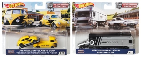 画像: 【送料無料】 HW CAR CULTURE - TEAM TRANSPORT 【Hアソート (4個入り）】'69 FORD MUSTANG BOSS 302/2016 FORD GT RACE(CASTROL)/VOLKSWAGEN "CLASSIC BUG" (MOONEYES)/MERCEDES-BENZ 300 SL