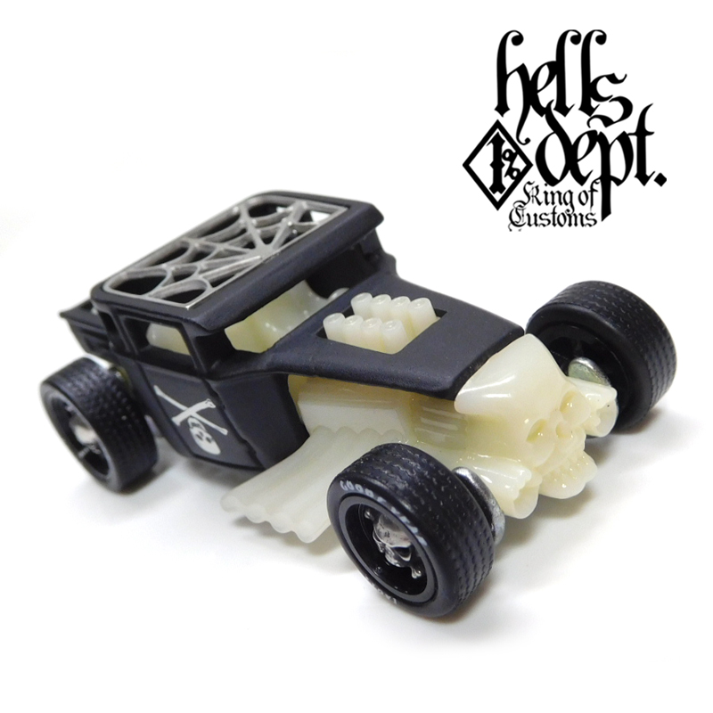 画像: HELLS DEPT 2020 - JDC13 【BONE SHAKER (カスタム完成品）】FLAT BLACK/RR （送料サービス適用外）