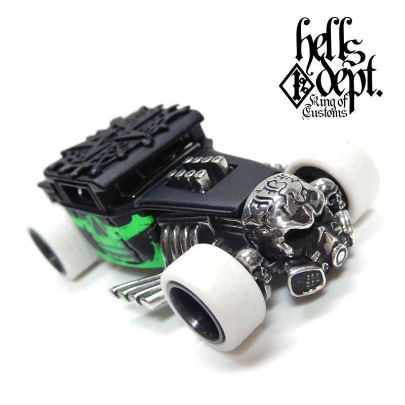 画像: HELLS DEPT 2020 - JDC13 【"IBB" BONE SHAKER (カスタム完成品）】FLAT BLACK/RR （送料サービス適用外）