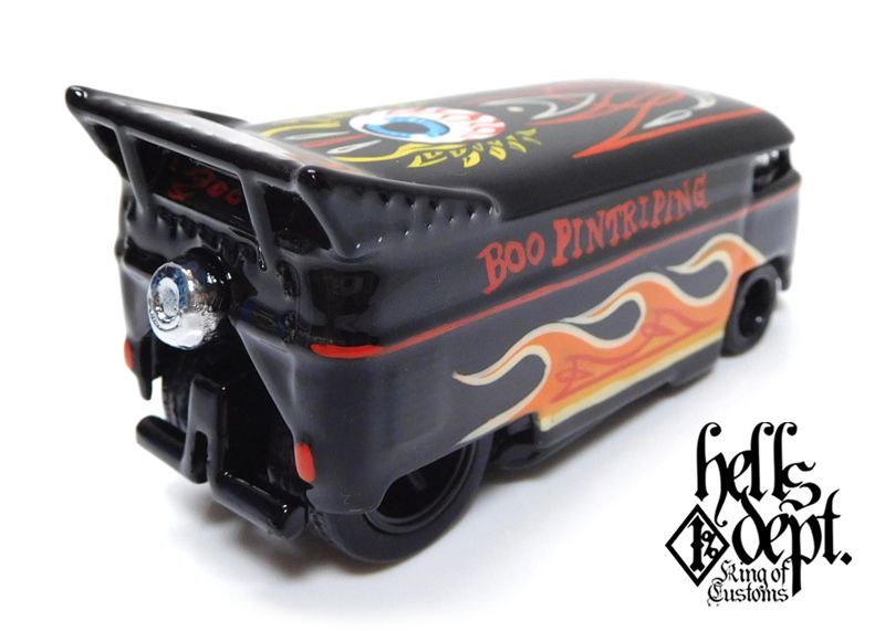 画像: HELLS DEPT 2020 - BOO Pinstriping 【"10th Anniversary BOO" VW DRAG BUS (カスタム完成品）】BLACK/RR （送料サービス適用外）