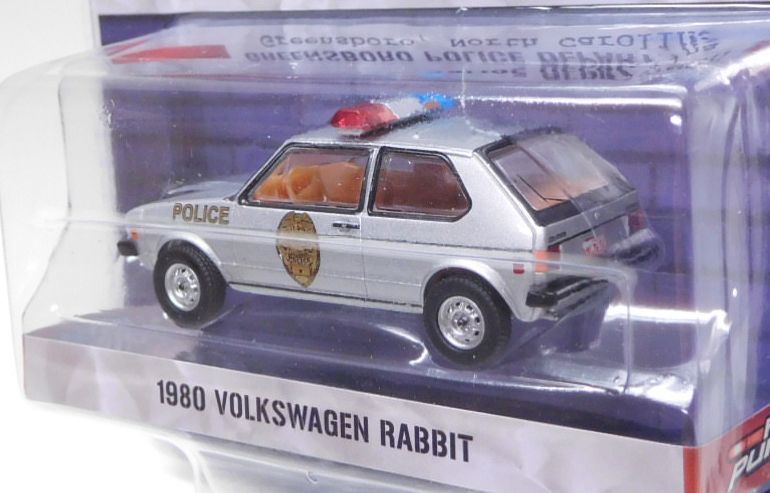 画像: 2020 GREENLIGHT HOT PURSUIT S34 【1980 VOLKSWAGEN RABBIT】 SILVER/RR (GREENSBORO POLICE DEPARTMENT)