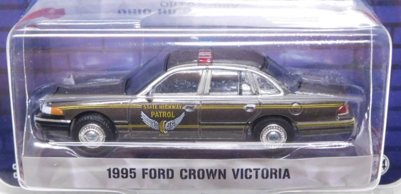 画像: 2020 GREENLIGHT HOT PURSUIT S34 【1995 FORD CROWN VICTORIA】 GUNMET/RR (OHIO HIGHWAY PATROL)