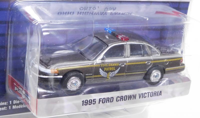 画像: 2020 GREENLIGHT HOT PURSUIT S34 【1995 FORD CROWN VICTORIA】 GUNMET/RR (OHIO HIGHWAY PATROL)