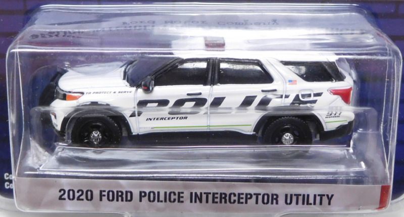 画像: 2020 GREENLIGHT HOT PURSUIT S34 【2020 FORD POLICE INTERCEPTOR UTILITY】 WHITE/RR (POLICE INTERCEPTOR UTILITY SHOW VEHICLE)