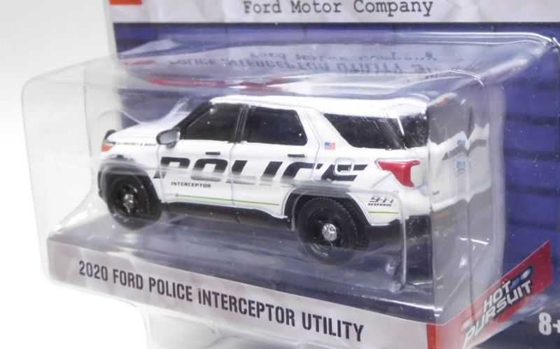 画像: 2020 GREENLIGHT HOT PURSUIT S34 【2020 FORD POLICE INTERCEPTOR UTILITY】 WHITE/RR (POLICE INTERCEPTOR UTILITY SHOW VEHICLE)