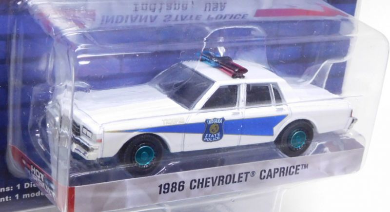 画像: 2020 GREENLIGHT HOT PURSUIT S33 【1986 CHEVROLET CAPRICE】 WHITE/RR (INDIANA STATE POLICE)(GREEN MACHINE)