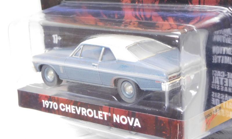 画像: 2020 GREENLIGHT HOLLYWOOD SERIES 27 【1970 CHEVROLET NOVA】 PALE BLUE-WHITE/RR (BEVERLY HILLS COP) 