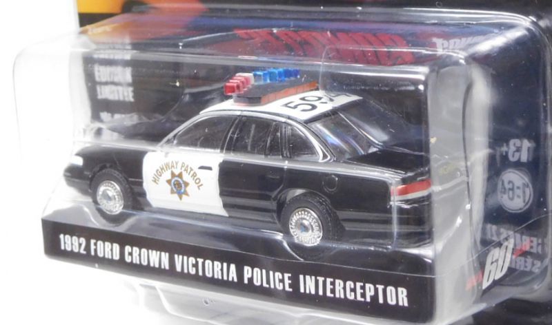 画像: 2020 GREENLIGHT HOLLYWOOD SERIES 27 【1992 FORD CROWN VICTORIA POLICE INTERCEPTOR】 BLACK-WHITE/RR (GONE IN 60 SECONDS) 