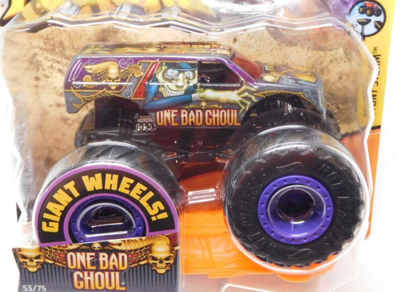 画像: 2020 HW MONSTER TRUCKS! 【ONE BAD GHOUL】DK.GRAY (includes CRUSHABLE CAR)(NEW FOR 2020）