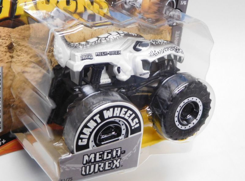 画像: 2020 HW MONSTER TRUCKS! 【MEGA-WREX】FLAT WHITE (includes CRUSHABLE CAR)(NEW FOR 2020）