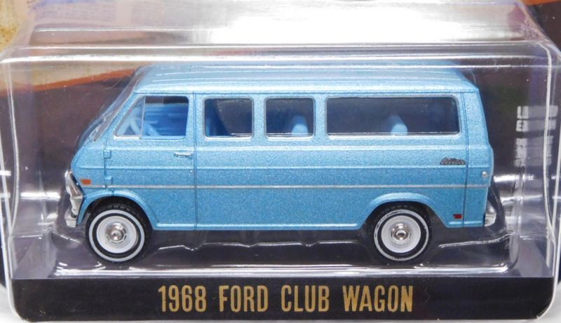 画像: 2020 GREENLIGHT VINTAGE AD CARS S2【1968 FORD CLUB WAGON】BLUESILVER/RR 