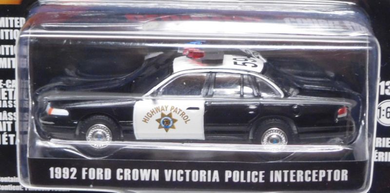 画像: 2020 GREENLIGHT HOLLYWOOD SERIES 27 【1992 FORD CROWN VICTORIA POLICE INTERCEPTOR】 BLACK-WHITE/RR (GONE IN 60 SECONDS) 