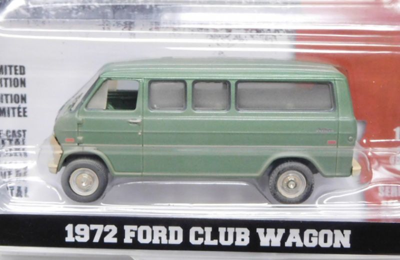 画像: 2020 GREENLIGHT HOLLYWOOD SERIES 27 【1972 FORD CLUB WAGON】 PALE GREEN/RR (THE TEXAS CHAINSAW) 