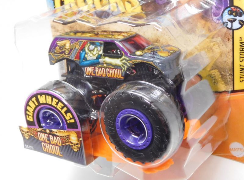 画像: 2020 HW MONSTER TRUCKS! 【ONE BAD GHOUL】DK.GRAY (includes CRUSHABLE CAR)(NEW FOR 2020）