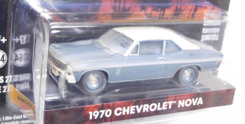 画像: 2020 GREENLIGHT HOLLYWOOD SERIES 27 【1970 CHEVROLET NOVA】 PALE BLUE-WHITE/RR (BEVERLY HILLS COP) 