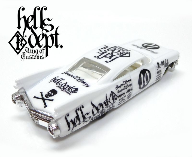 画像: HELLS DEPT 2020 - JDC13 【'59 CADILLAC (カスタム完成品）】WHITE/RR （送料サービス適用外）