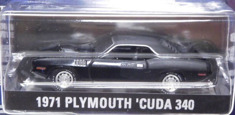 画像: 2020 GREENLIGHT HOLLYWOOD SERIES 27 【1971 PLYMOUTH 'CUDA 340】 BLACK/RR (CRAVEYARD CARZ) 