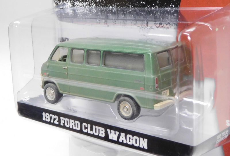 画像: 2020 GREENLIGHT HOLLYWOOD SERIES 27 【1972 FORD CLUB WAGON】 PALE GREEN/RR (THE TEXAS CHAINSAW) 