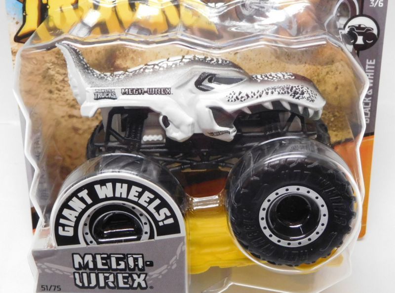 画像: 2020 HW MONSTER TRUCKS! 【MEGA-WREX】FLAT WHITE (includes CRUSHABLE CAR)(NEW FOR 2020）