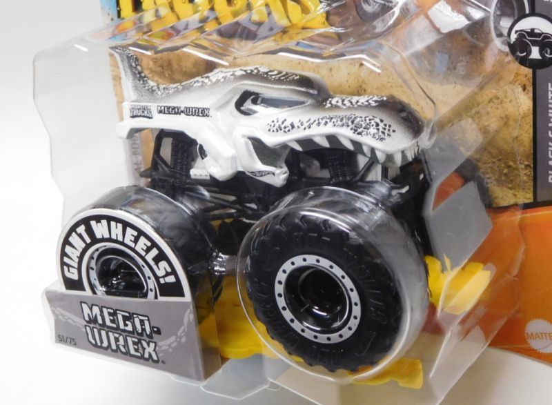 画像: 2020 HW MONSTER TRUCKS! 【MEGA-WREX】FLAT WHITE (includes CRUSHABLE CAR)(NEW FOR 2020）