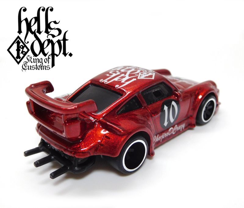 画像: HELLS DEPT 2020 - JDC13 【PORSCHE 930 (カスタム完成品）】CANDY RED/RR （送料サービス適用外）