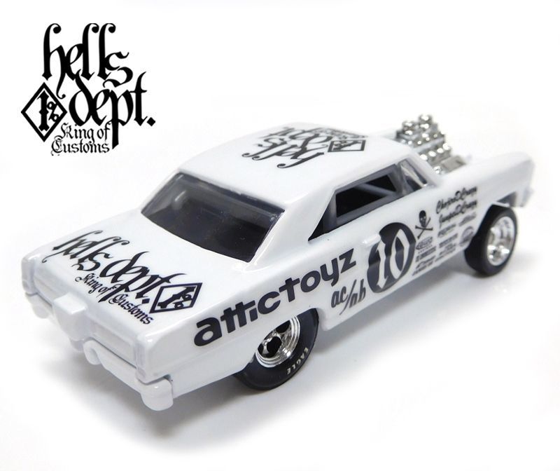 画像: HELLS DEPT 2020 - JDC13 【'66 SUPER NOVA "attic edition" (カスタム完成品）】WHITE/RR （送料サービス適用外）