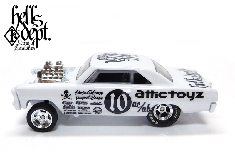 画像: HELLS DEPT 2020 - JDC13 【'66 SUPER NOVA "attic edition" (カスタム完成品）】WHITE/RR （送料サービス適用外）