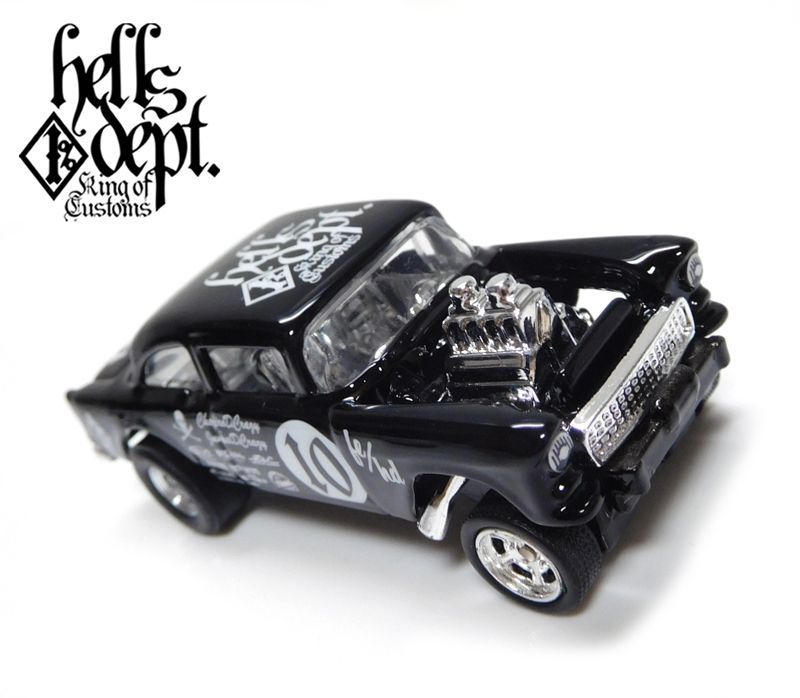 画像: HELLS DEPT 2020 - JDC13  【'55 CHEVY BEL AIR GASSER "COMMERCIAL EDITION" (カスタム完成品)】BLACK/RR（送料サービス適用外）