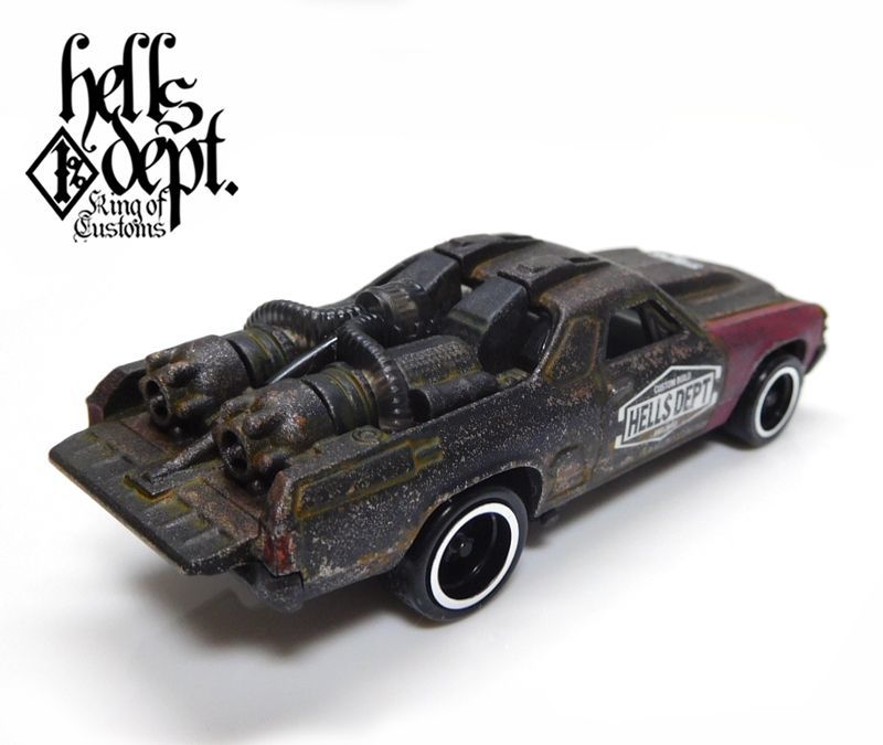 画像: HELLS DEPT 2020 - カツヌマ製作所 【CUSTOM '71 EL CAMINO (カスタム完成品）】サビ BROWN-RED/RR （送料サービス適用外）