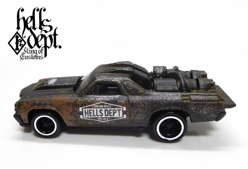 画像: HELLS DEPT 2020 - カツヌマ製作所 【CUSTOM '71 EL CAMINO (カスタム完成品）】サビ BROWN-RED/RR （送料サービス適用外）