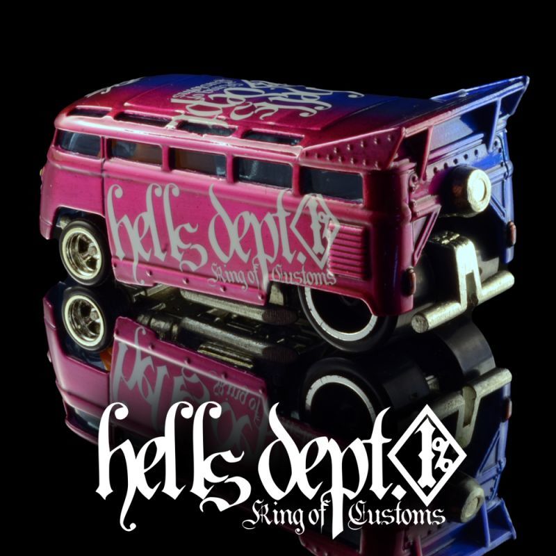 画像: HELLS DEPT 2020 - DOUBLE LOSER[S] 【VW DRAG BUS "DOUBLE FACE" (カスタム完成品）】PINK-BLUE/RR-5SP （送料サービス適用外）