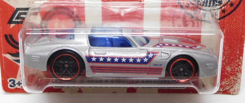 画像: 2018 WALMART EXCLUSIVE STARS AND STRIPES COLLECTION 【1977 PONTIAC FIREBIRD】GRAY/PR5