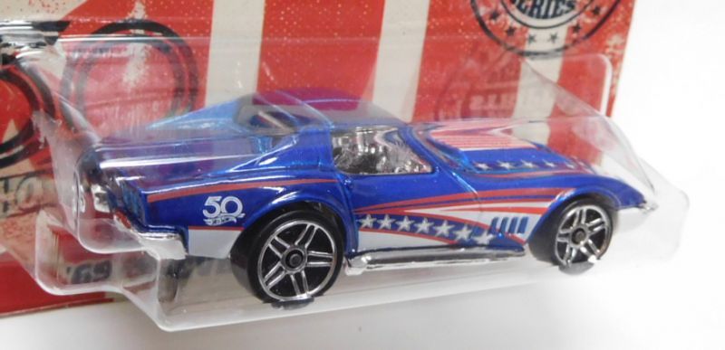 画像: 2018 WALMART EXCLUSIVE STARS AND STRIPES COLLECTION 【'69 CHEVROLET CORVETTE】BLUE/PR5