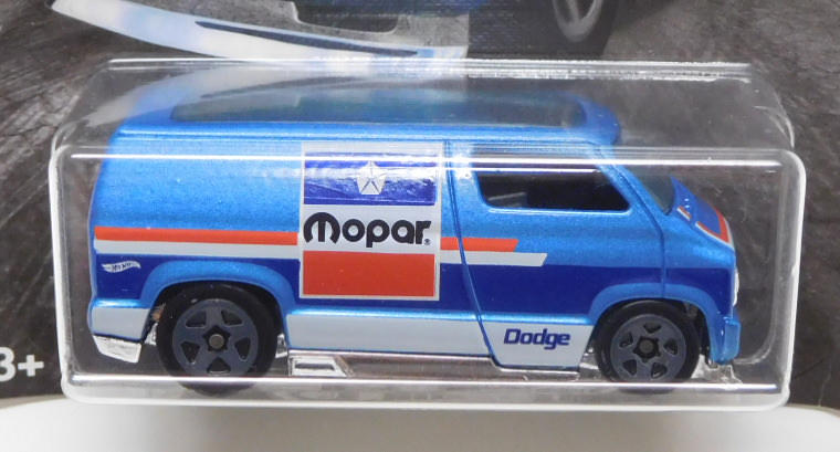 画像: 2018 WALMART EXCLUSIVE "MOPAR"【CUSTOM '77 DODGE VAN】LT.BLUE/5SP