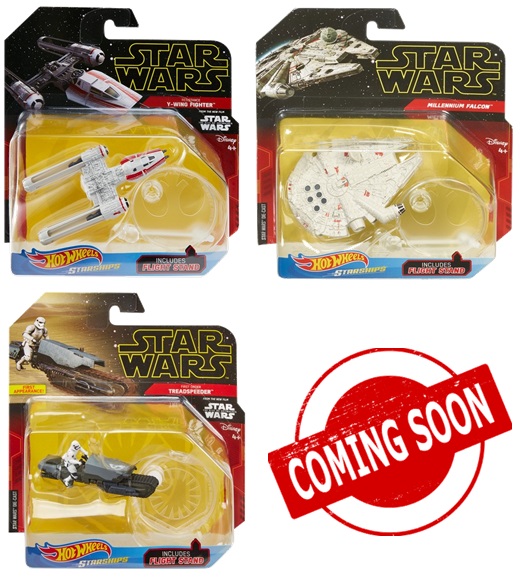 画像: 【仮予約】PRE-ORDER - 2020 HW STAR WARS STARSHIP 【Fアソート (6個入り】RAZOR CREST/Y-WING FIGHTER/MILLENNIUM FALCON/AT-ST RAIDER/TREADSPEEDER/TIE DAGGER（7月上旬入荷予定）