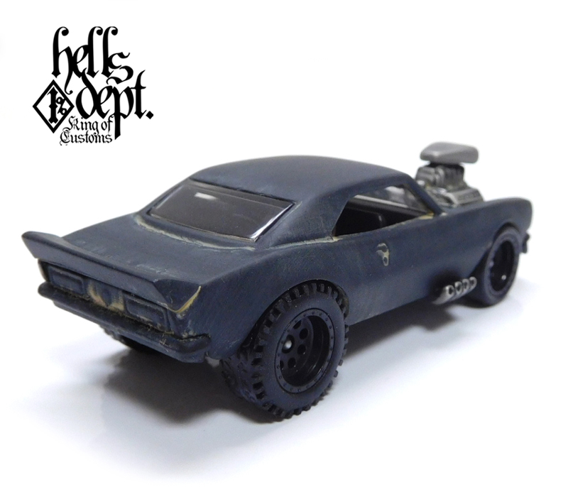 画像: HELLS DEPT 2020 - JDC13 【'67 CAMARO "MAD CUSTOM MAX" with スカルドライバー (カスタム完成品）】FLAT BLACK/RL （送料サービス適用外）