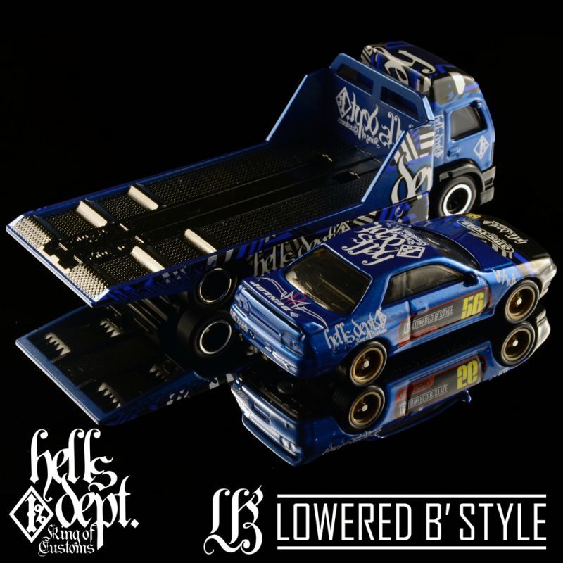 画像: HELLS DEPT 2020 - DOUBLE LOSER[S] 【"HELLS RACING" NISSAN SKYLINE GT-R BNR32 with AERO LIFT (カスタム完成品）】BLUE/RR （送料サービス適用外）