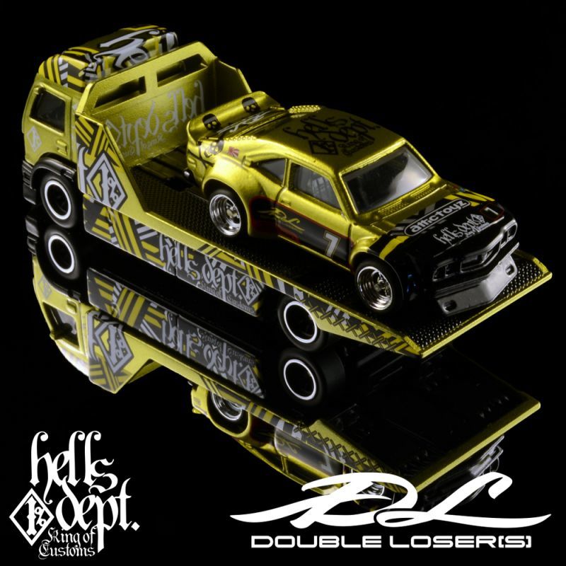 画像: HELLS DEPT 2020 - DOUBLE LOSER[S] 【"HELLS RACING" MAZDA RX-3 with AERO LIFT (カスタム完成品）】YELLOW/RR （送料サービス適用外）