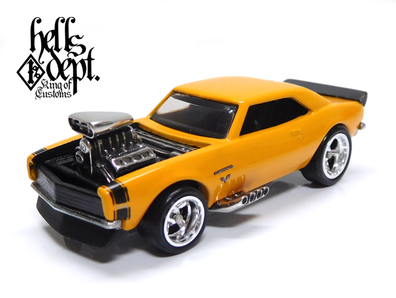 画像: HELLS DEPT 2020 - JDC13 【'67 CAMARO "MAD CUSTOM" (カスタム完成品）】ORANGE/RL （送料サービス適用外）