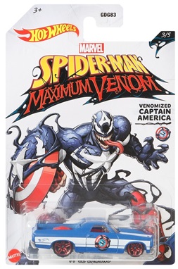 画像: 2020 MARVEL SPIDER-MAN MAXIMUM VENOM 【5種セット】'70 DODGE HEMI CHALLENGER/JACK HAMMER/'71 EL CAMINO/CUSTOM '15 FORD MUSTANG/TAIL DRAGGER