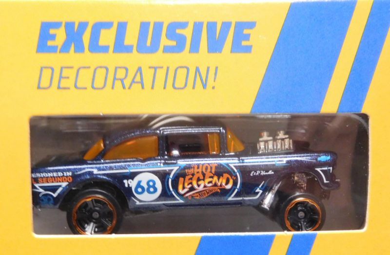 画像: 2018 HOT WHEELS 10CAR GIFT PACK "50th ANNIVERSARY" 【'55 CHEVY BEL AIR GASSER】　NAVY/MC5 (included '85 HONDA CR-X)