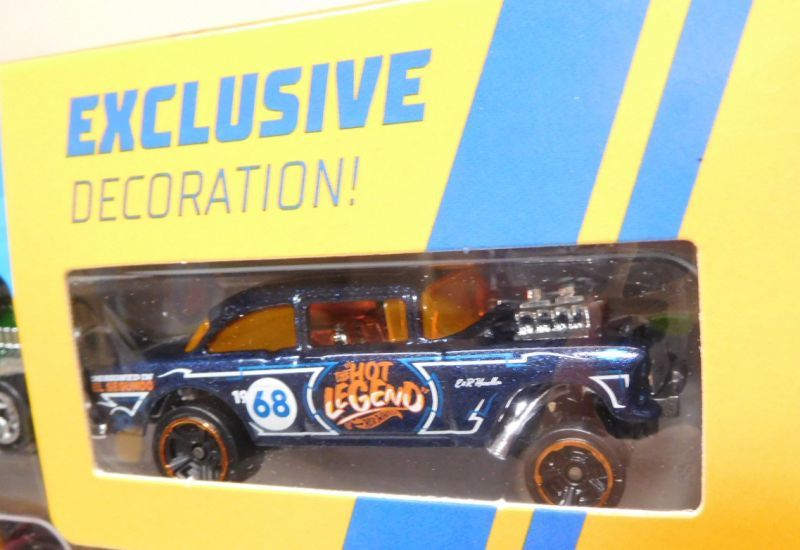 画像: 2018 HOT WHEELS 10CAR GIFT PACK "50th ANNIVERSARY" 【'55 CHEVY BEL AIR GASSER】　NAVY/MC5 (included MAZDA FURAI)