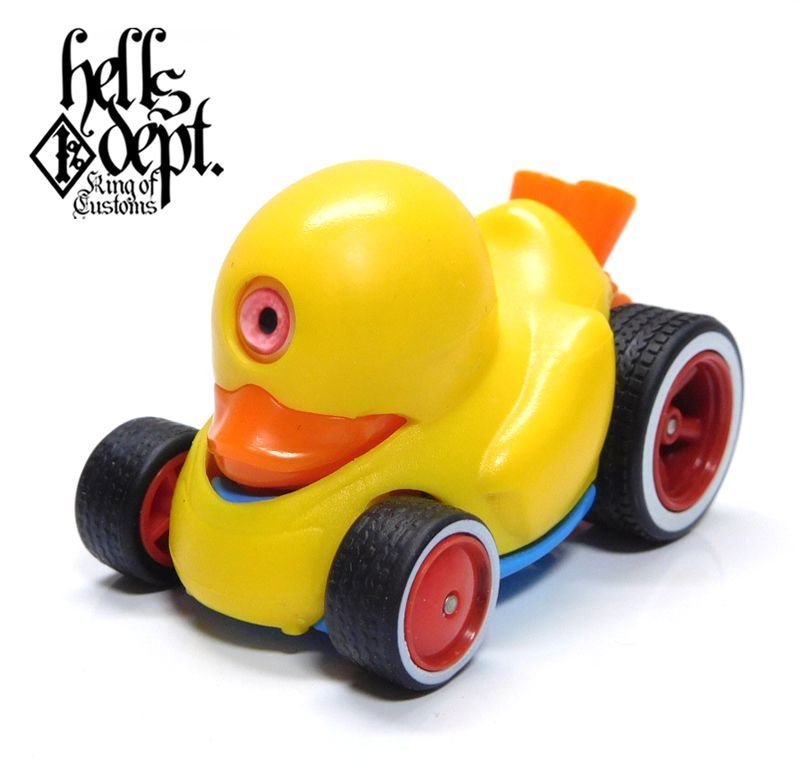 画像: HELLS DEPT 2020 - JDC13 【"EVIL" DUCK N' ROLL(RED EYE) (カスタム完成品）】YELLOW/RR(BLUEシャーシEYE) （送料サービス適用外）