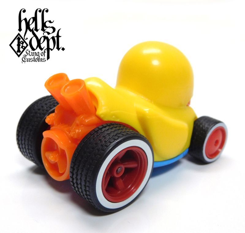 画像: HELLS DEPT 2020 - JDC13 【"EVIL" DUCK N' ROLL(GRAY EYE) (カスタム完成品）】YELLOW/RR(BLUEシャーシEYE) （送料サービス適用外）