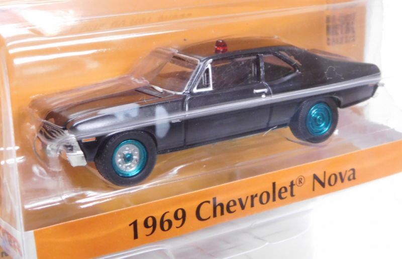 画像: 2020 GREENLIGHT HOLLYWOOD SERIES 28 【1969 CHEVROLET NOVA】 BLACK/RR (HUNTER) (GREEN MACHINE)