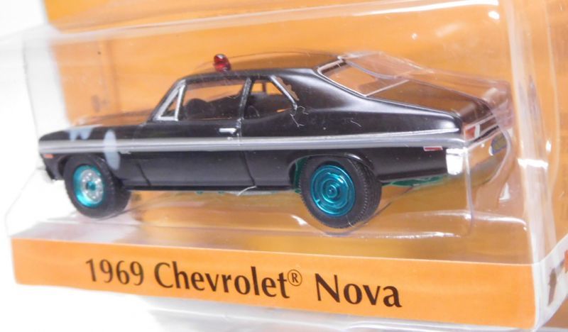 画像: 2020 GREENLIGHT HOLLYWOOD SERIES 28 【1969 CHEVROLET NOVA】 BLACK/RR (HUNTER) (GREEN MACHINE)