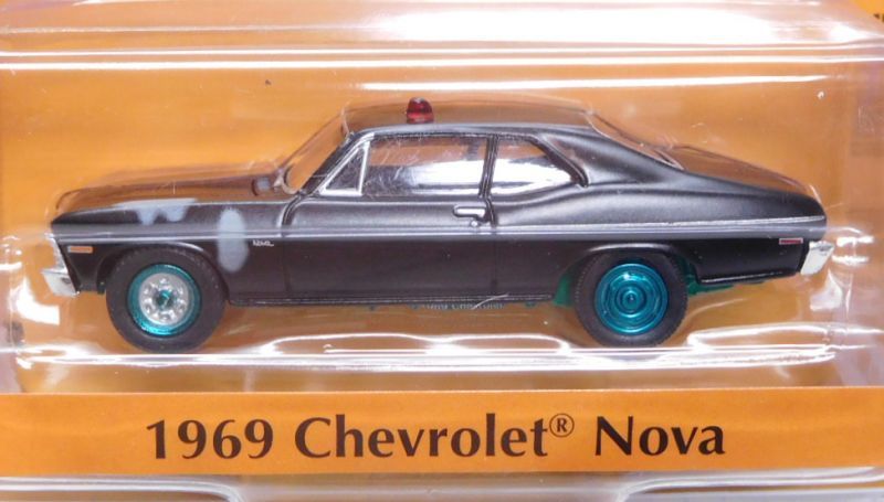 画像: 2020 GREENLIGHT HOLLYWOOD SERIES 28 【1969 CHEVROLET NOVA】 BLACK/RR (HUNTER) (GREEN MACHINE)