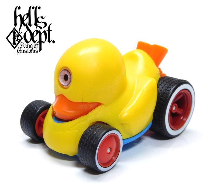 画像: HELLS DEPT 2020 - JDC13 【"EVIL" DUCK N' ROLL(GRAY EYE) (カスタム完成品）】YELLOW/RR(BLUEシャーシEYE) （送料サービス適用外）