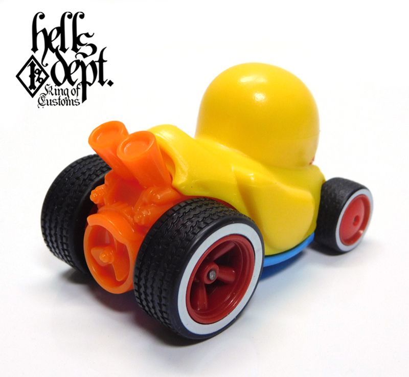 画像: HELLS DEPT 2020 - JDC13 【"EVIL" DUCK N' ROLL(RED EYE) (カスタム完成品）】YELLOW/RR(BLUEシャーシEYE) （送料サービス適用外）